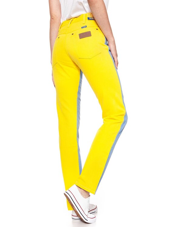 Wrangler Wrangler Jeansy 11MWZ Żółty Slim Fit