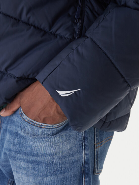 Nautica Nautica Žieminė striukė Provo N1T04062 Tamsiai mėlyna Regular Fit