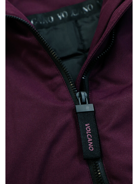 Volcano Volcano Płaszcz zimowy J-MONTA Fioletowy Regular Fit