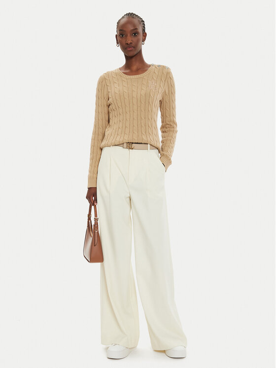 LAUREN RALPH LAUREN Lauren Ralph Lauren Džemper 200932223005 Bež Slim Fit