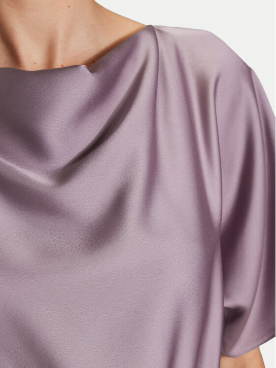 Swing Swing Kokteilinė suknelė 5AH10200 Violetinė Loose Fit