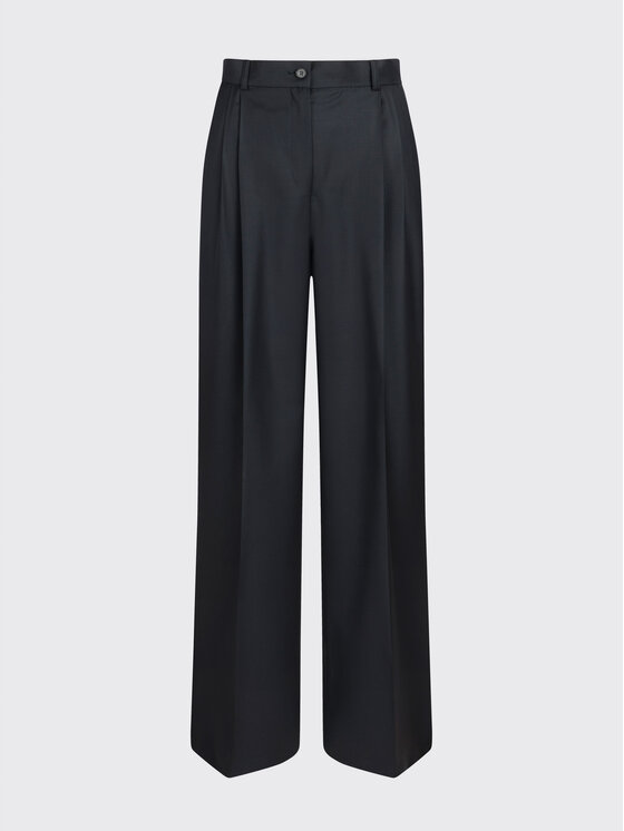 MARI PRETI MARI PRETI Spodnie garniturowe Cavalier Czarny Wide Leg