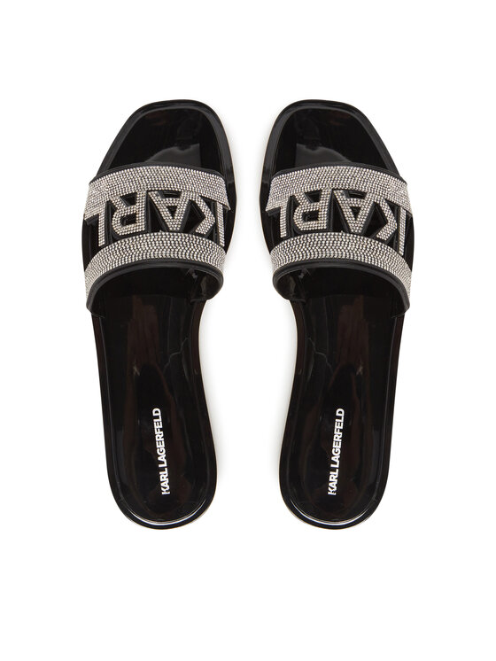 KARL LAGERFELD KARL LAGERFELD Παντόφλες Jelly III KL80005S Μαύρο