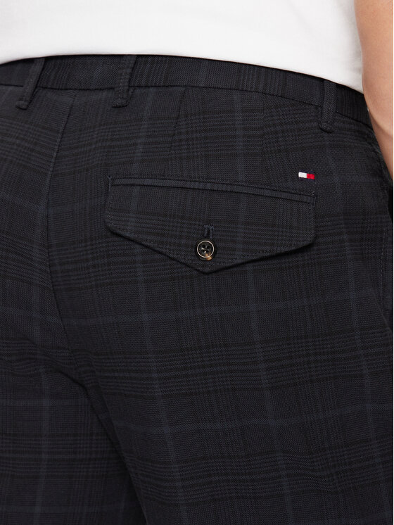 Tommy Hilfiger Tommy Hilfiger Chino nohavice MW0MW37726 Tmavomodrá Tapered Fit