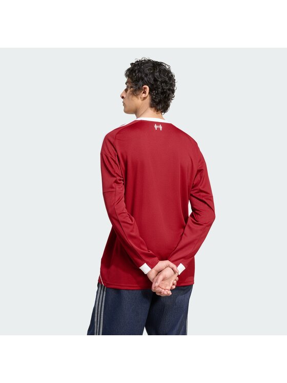 adidas adidas Koszulka techniczna Liverpool FC 25/26 Long Sleeve Home Jersey Czerwony Slim Fit