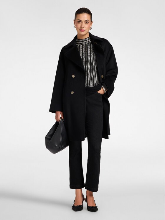Elena Mirò Elena Mirò Jeansy P418G000429N033 Czarny Flare Fit