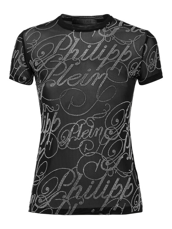 PHILIPP PLEIN PHILIPP PLEIN T-shirt 24291 Nero Skin Tight Fit