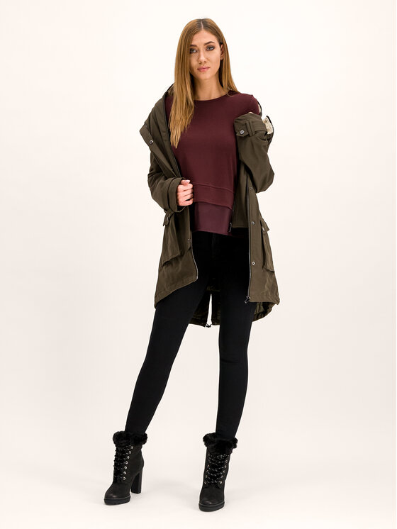 T-shirt P9GH7C93 Bordeaux Regular Fit