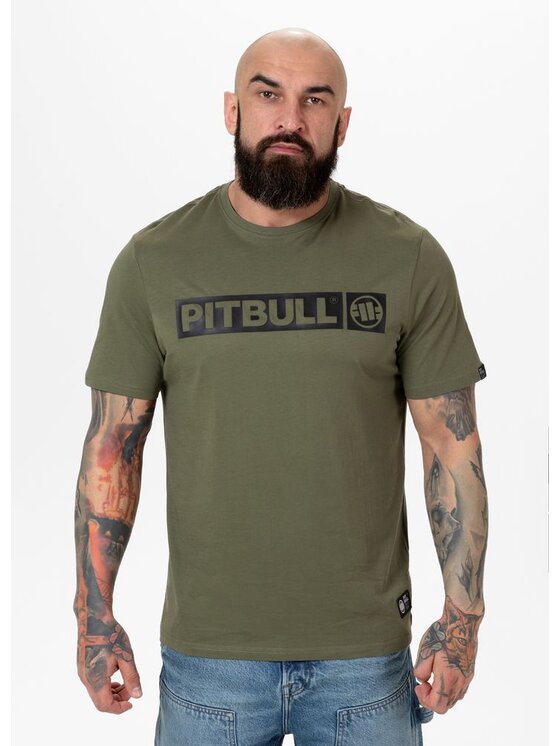 PITBULL PITBULL T-Shirt HILLTOP Zielony Regular Fit