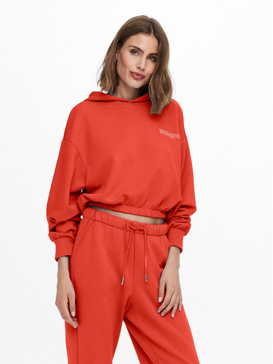 ONLY ONLY Džemperis 15239888 Oranžinė Regular Fit