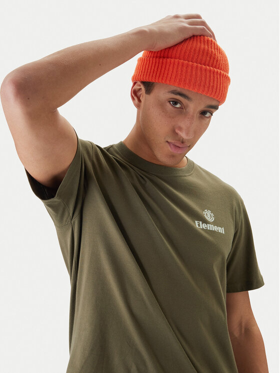 Element Element T-Shirt Epic ELYZT00578 Χακί Regular Fit