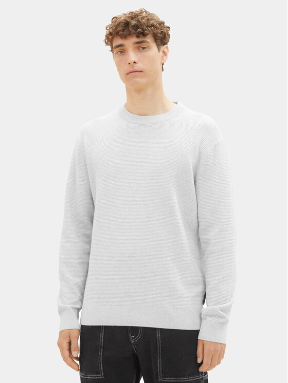 Tom Tailor Denim Tom Tailor Denim Sweater 1038285 Szürke Regular Fit