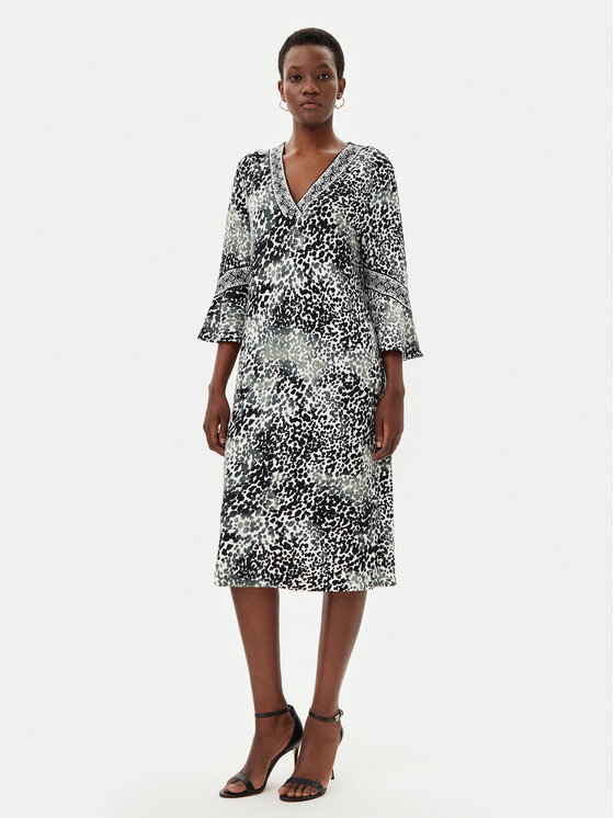 Olsen Olsen Kleid für den Alltag 13002010 Grün Regular Fit