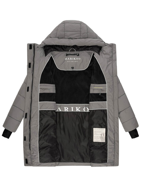 Marikoo Marikoo Kurtka zimowa Kaituu XVI Szary Regular Fit