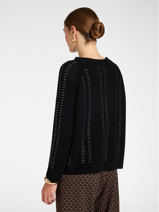Elena Mirò Elena Mirò Sweter M086Z000851N033 Czarny Regular Fit