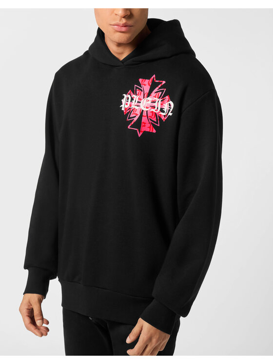 PHILIPP PLEIN PHILIPP PLEIN Bluza 25935 Czarny Regular Fit