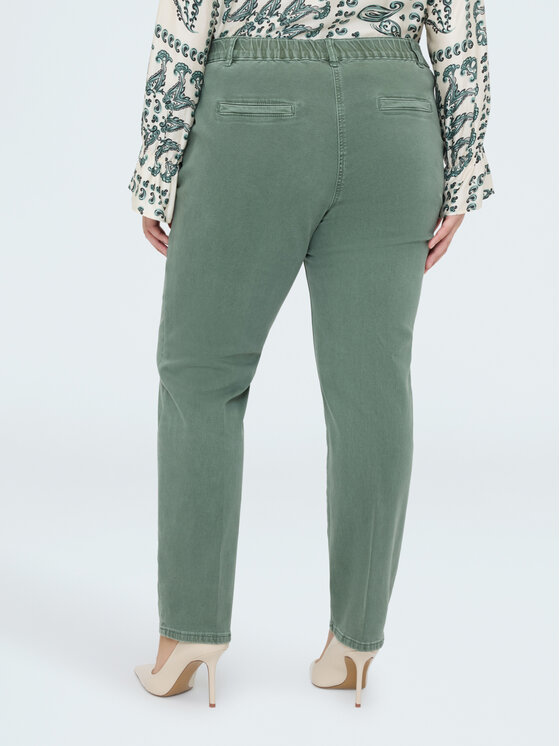 Fiorella Rubino Fiorella Rubino Spodnie materiałowe P712T005165N005 Zielony Regular Fit