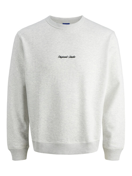 Jack&Jones Jack&Jones Majica dugih rukava Norrebro 12282893 Siva Relaxed Fit