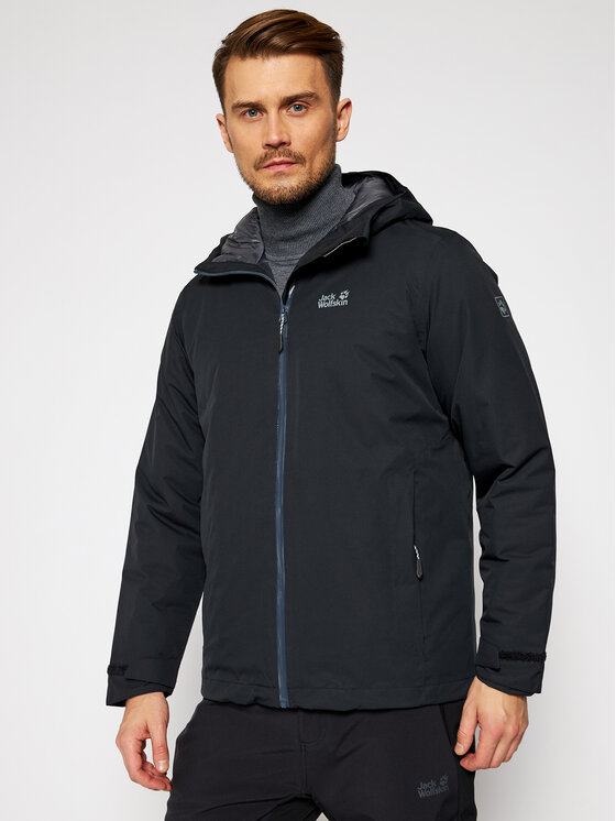 Jack Wolfskin Jack Wolfskin Outdoor яке Argon Storm 1111722 Черен Regular Fit