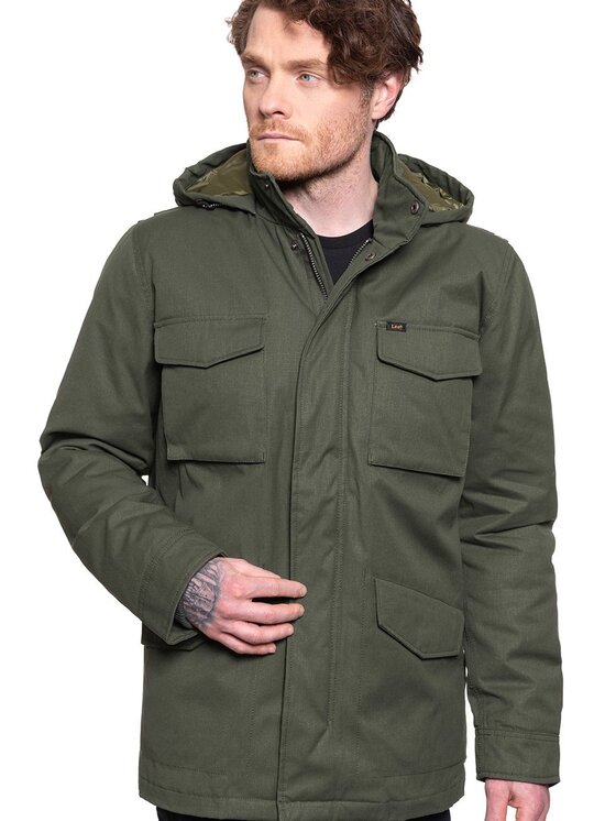 Lee Lee Giubbotto invernale WINTER FIELD JACKET Verde Regular Fit