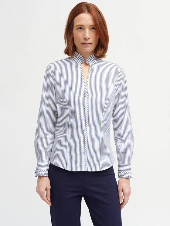 Bariloche Bariloche Bluzka Granada Biały Slim Fit