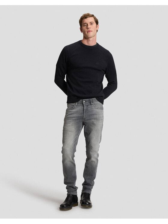 Lee Lee Sweter RAGLAN SWEATER Czarny Regular Fit
