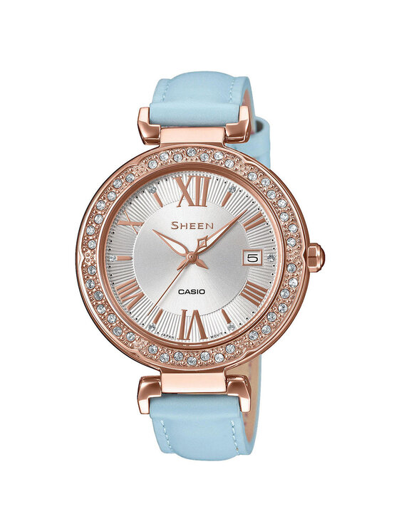 Casio Casio Hodinky SHE-4057PGL-7BUER Modrá