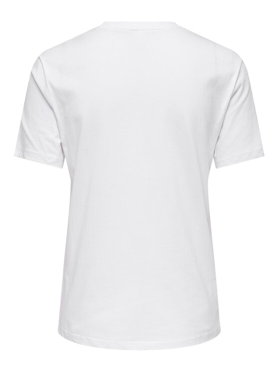 ONLY ONLY T-Shirt Kita 15367568 Weiß Regular Fit