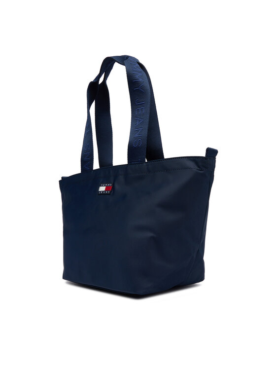 Tommy Jeans Tommy Jeans Дамска чанта Tjw Ess Daily Mini Tote AW0AW17890 Тъмносин