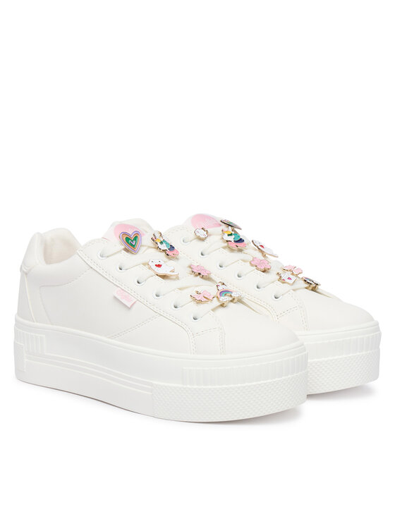 Buffalo Buffalo Sneakers Paired Charms 2.0 1636731 Alb