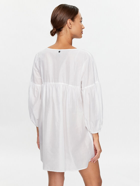 KARL LAGERFELD KARL LAGERFELD Vasarinė suknelė Dna Short Beach 230W2210 Balta Oversize