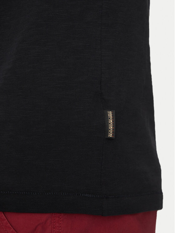 Napapijri Napapijri T-Shirt S-Arbia NP0A4IE3 Czarny Regular Fit