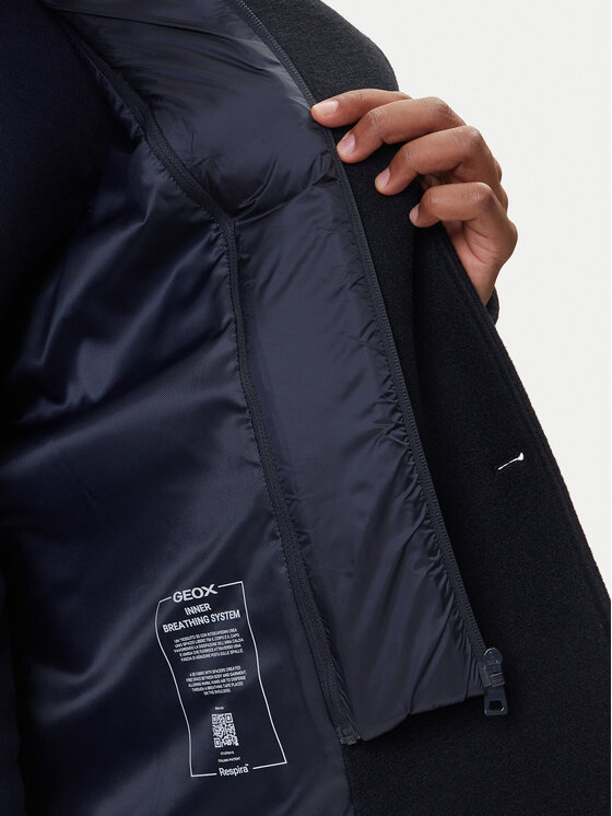 Geox Geox Zimní bunda Claudio M5615B T3289 F1624 Tmavomodrá Regular Fit
