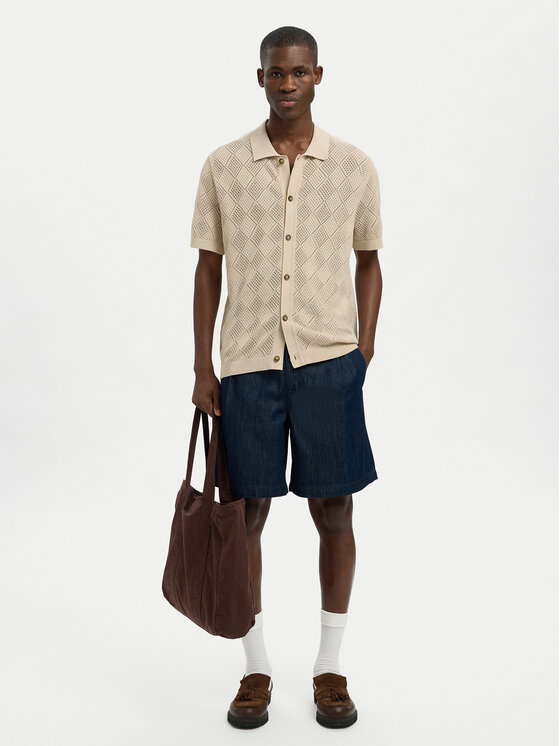 Selected Homme Selected Homme Cămașă 16097564 Bej Regular Fit