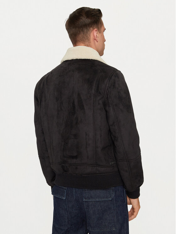 Liu Jo Liu Jo Cappotto in shearling QF4097 E0925 Nero Regular Fit