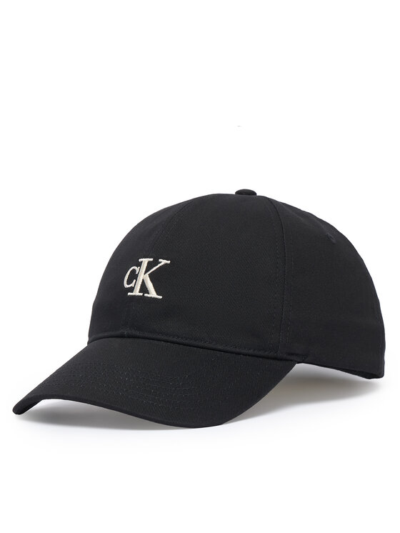Calvin Klein Șapcă Monogram Embroidery Baseball Cap LV04G5002G Negru
