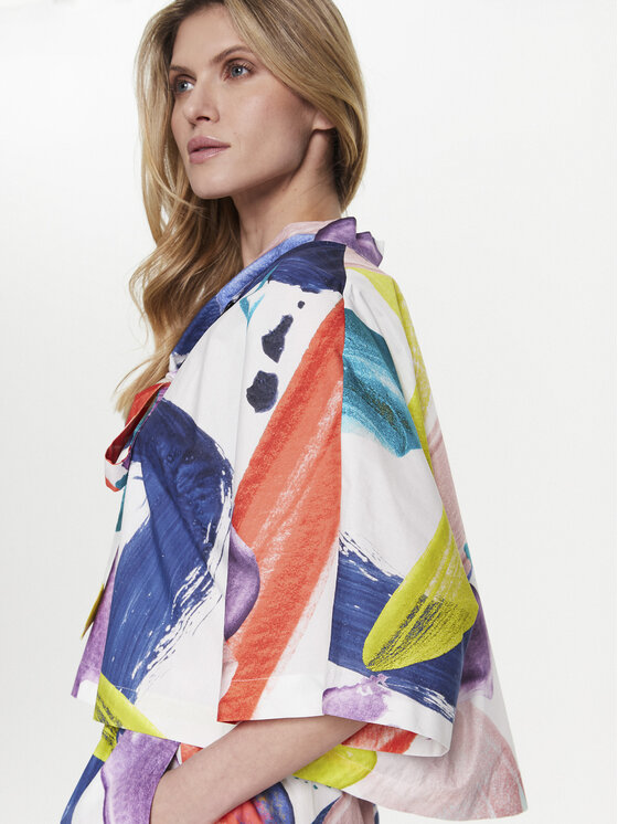 Silvian Heach Blusa GPP23415BL Multicolore Relaxed Fit