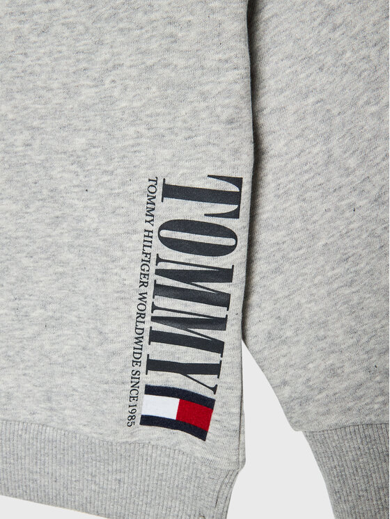 Felpa Graphic KB0KB07772 M Grigio Regular Fit