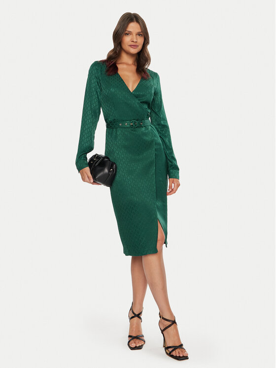 Marciano Guess Marciano Guess Coctailkleid 4BGK16 7169A Grün Regular Fit