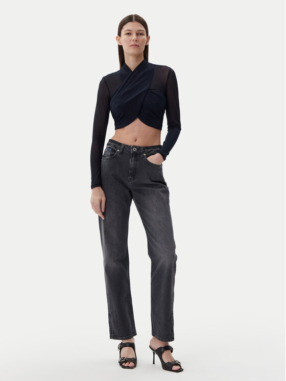 Karl Lagerfeld Jeans Karl Lagerfeld Jeans Jeansy A1W10029 Szary Straight Fit