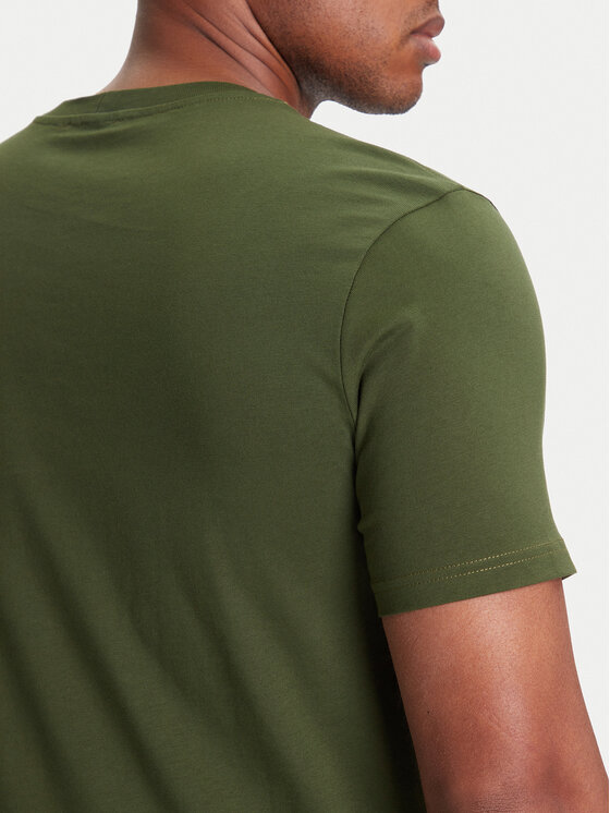 United Colors Of Benetton United Colors Of Benetton T-krekls 3MI5J1AF7 Zaļš Regular Fit