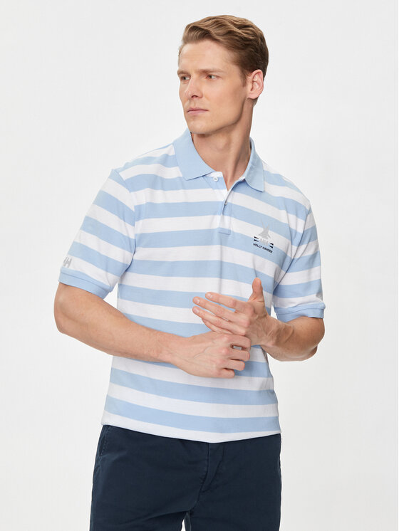 Helly Hansen Tricou polo Koster Polo 34299 Albastru celest Regular Fit