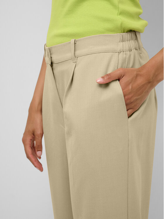 Karen by Simonsen Karen by Simonsen Pantaloni din material Hirstal 10104332 Bej Classic Fit