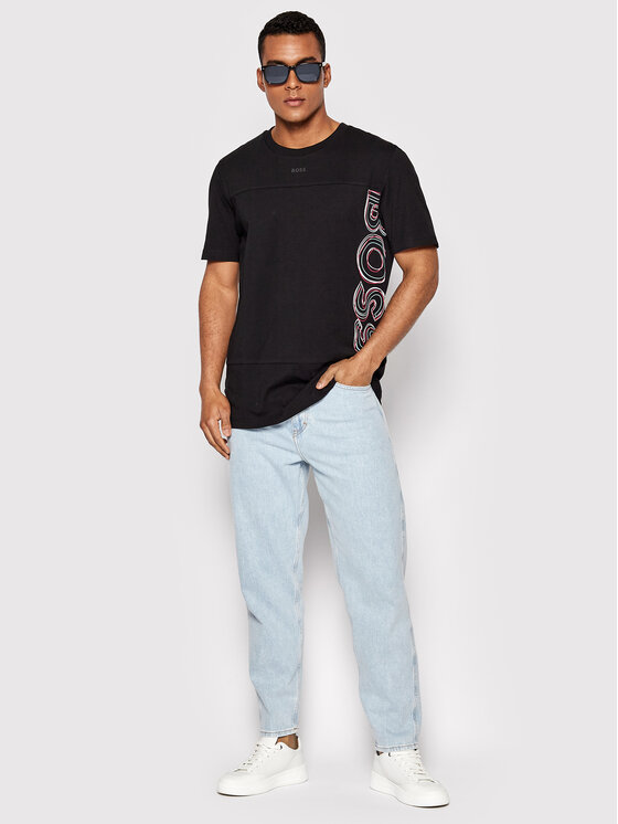 T-shirt 50472877 Nero Regular Fit