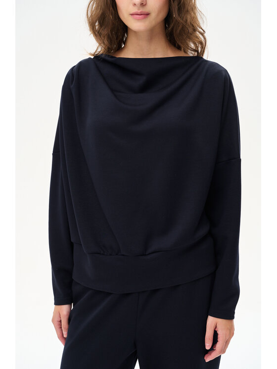 blue shadow blue shadow Bluza Tracy Granatowy Regular Fit