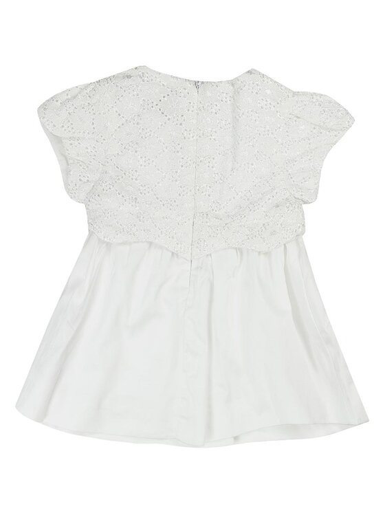 Kanz Kanz Sukienka codzienna 1642335-1000 Biały Basic Fit