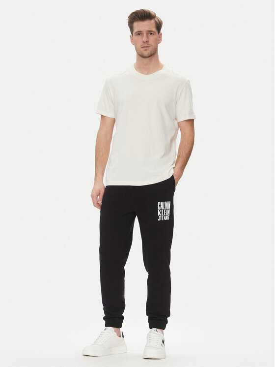 Calvin Klein Jeans Calvin Klein Jeans Долнище анцуг Painted J30J327535 Черен Regular Fit