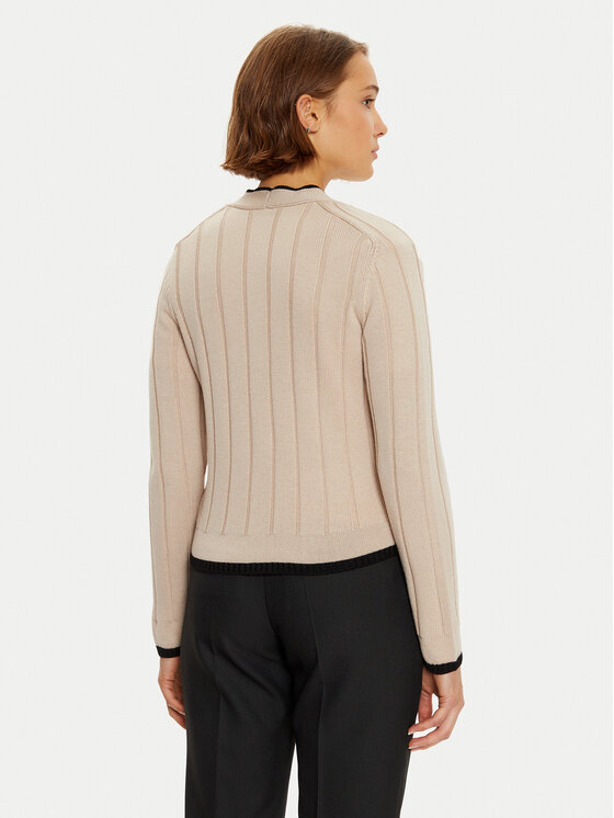 Luisa Spagnoli Luisa Spagnoli Kardigan Mozione 58437 Beżowy Regular Fit