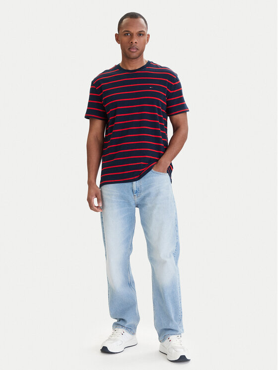 Tommy Jeans Tommy Jeans T-shirt DM0DM22544 Tamnoplava Regular Fit