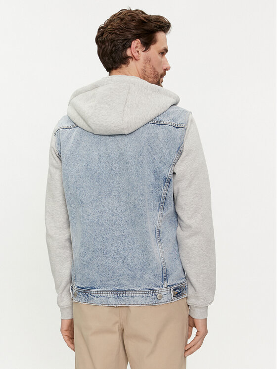 Jack&Jones Jack&Jones Džínsová bunda Jean 12249233 Modrá Regular Fit